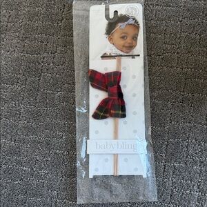 Baby Bling Tartan Plaid Headband